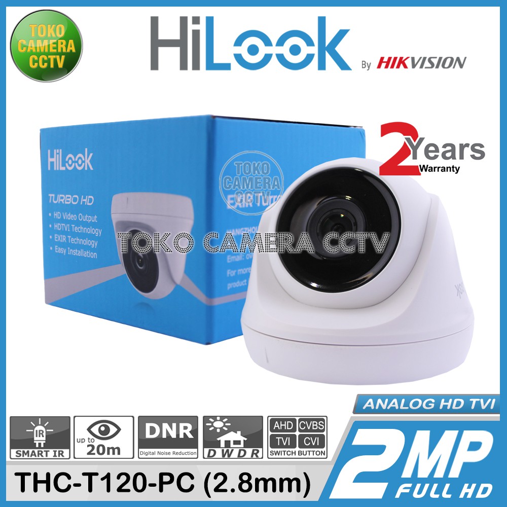 KAMERA CCTV INDOOR 2MP HILOOK THC T120 PC