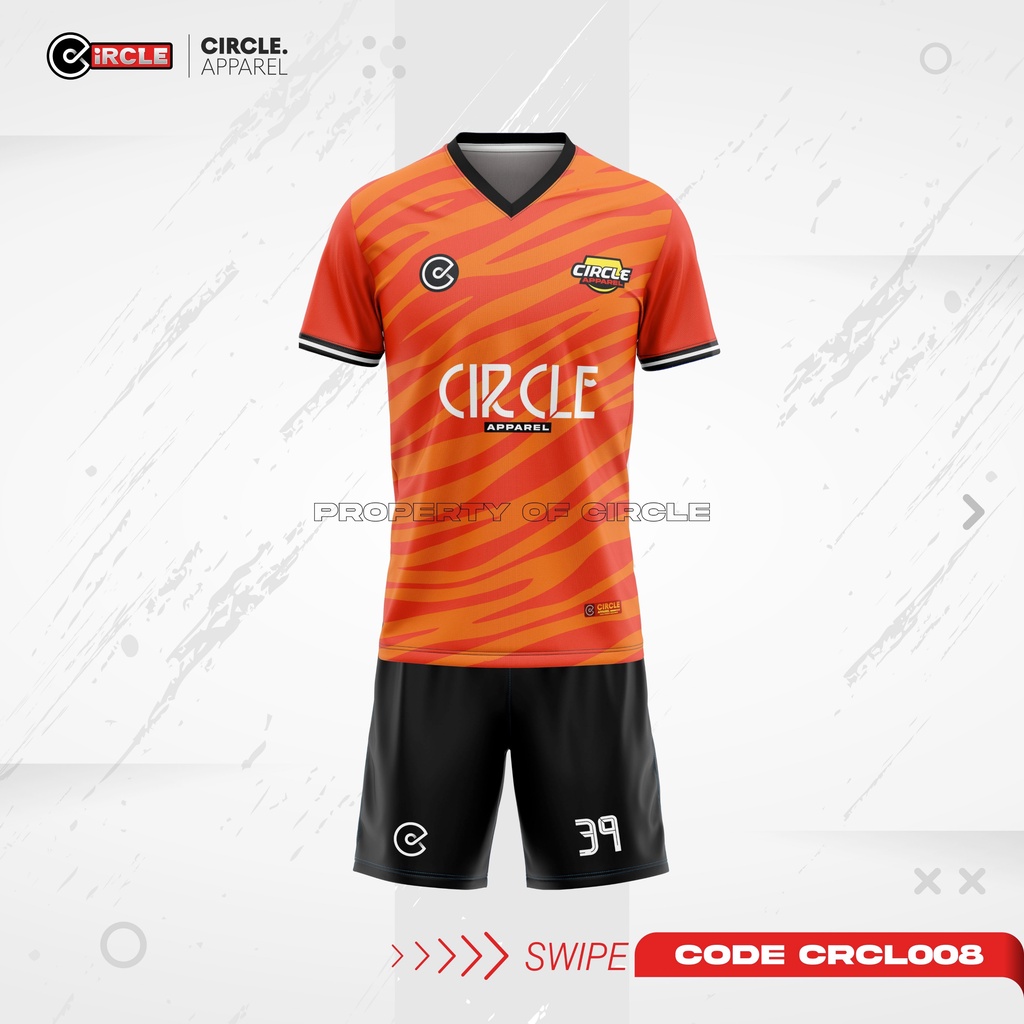 [ BISA SATUAN ] Jersey futsal / sepakbola original circle full printing