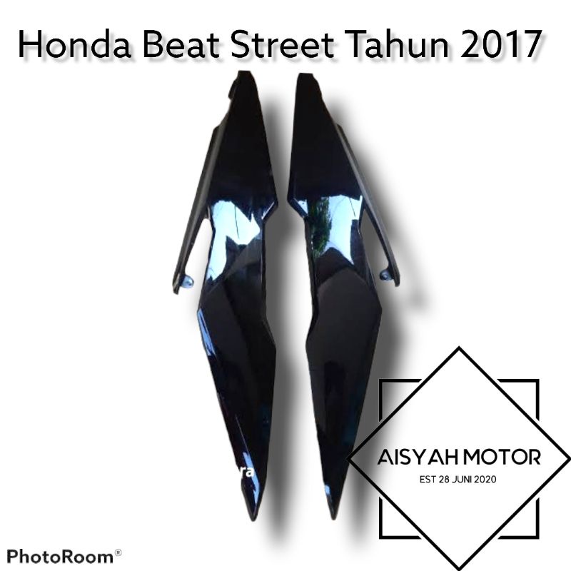 Bodi Halus Honda Beat Street Warna Hitam Tahun 2017