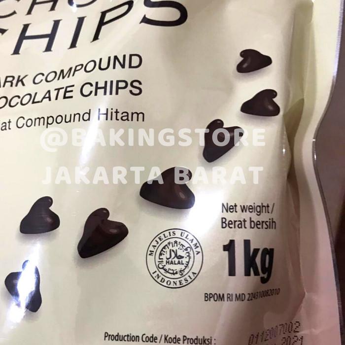 

CHOCO CHIP DARK CHOCOLATE TULIP 1KG - CHOCOCHIPS DARK COKLAT