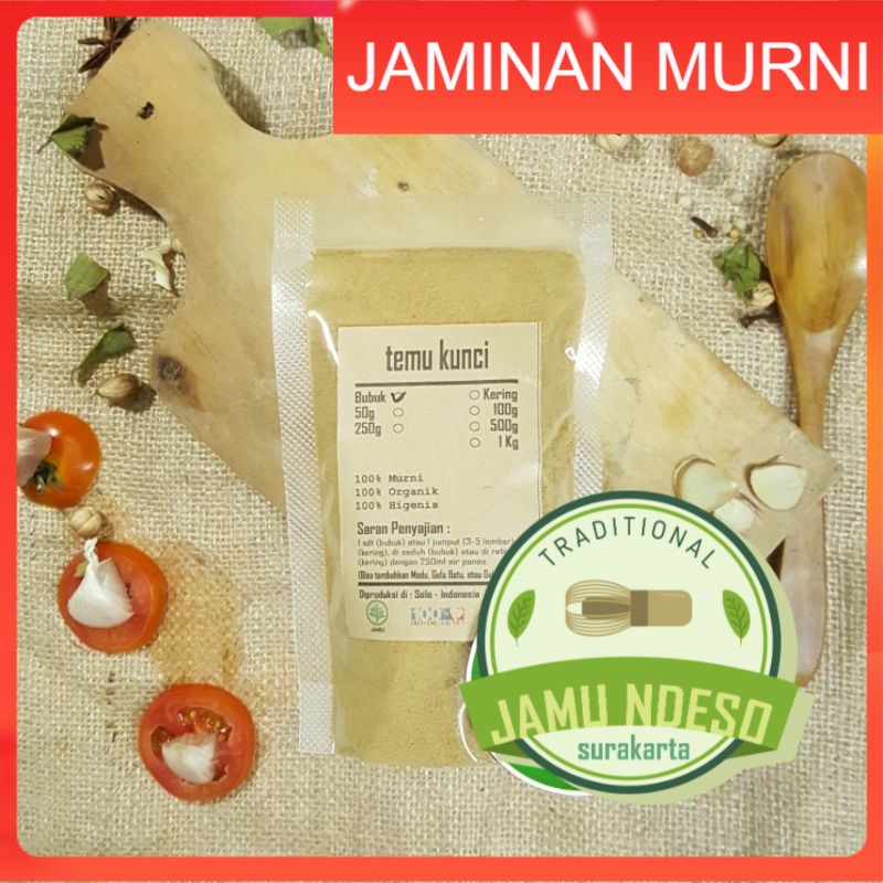 

TEMU KUNCI BUBUK 500 GRAM - Boesenbergia rotunda - MURNI - JSR - REMPAH - PREMIUM QUALITY