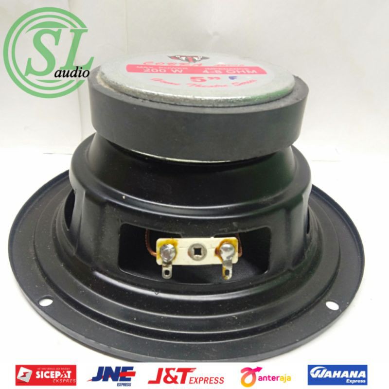 speaker 5 inch woofer cobra terlaris wat besar