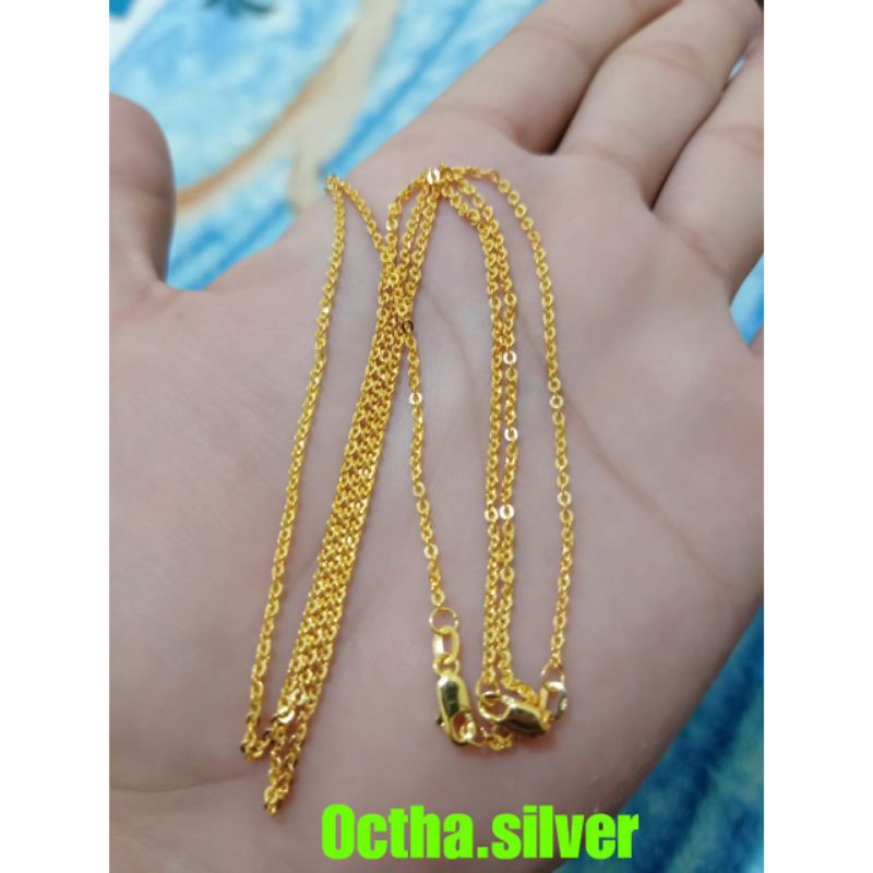 KALUNG ANAK NORI PERAK 925 LAPIS MAS 24K