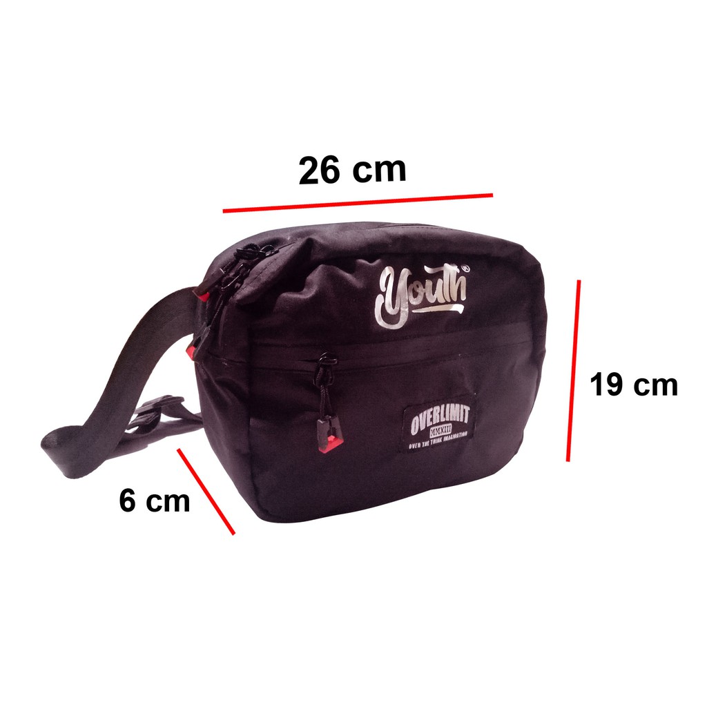 Waistbag Overlimit Waistbag anti air tas samping tas distro