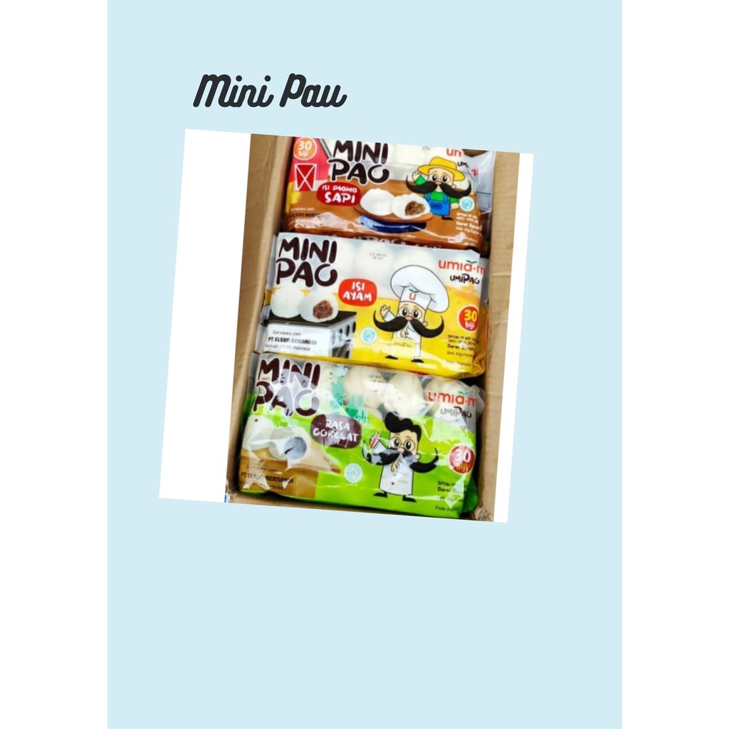 

mini pau/bapau/kue lumer/frozen food/kue tradisional/