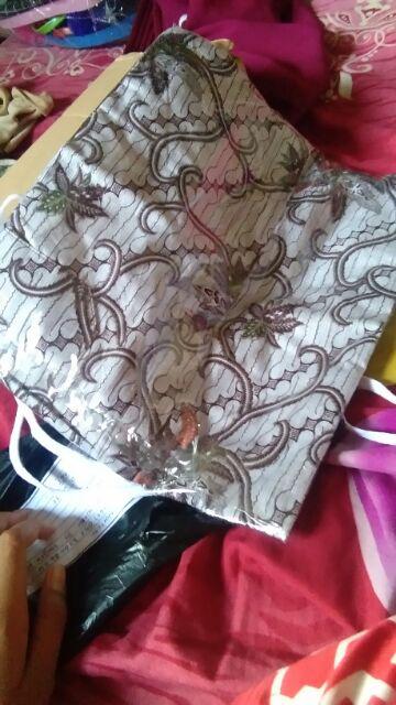 Hot Item Kemeja Hem Batik Pria Pekalongan Terfavorit Lengan Pendek Size M L Xl