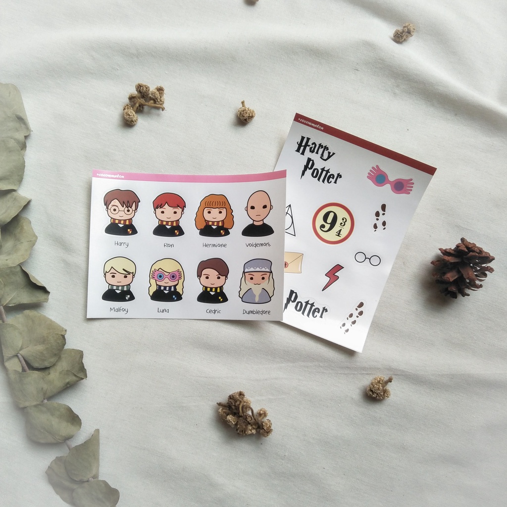 

Sticker Vinyl Harry Potter/ Sticker case HP Laptop Tumblr / Deco Sticker / Sticker Journal Set