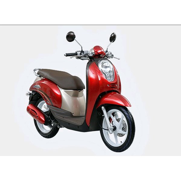 spakbor depan scoopy karbu KYT merah marun