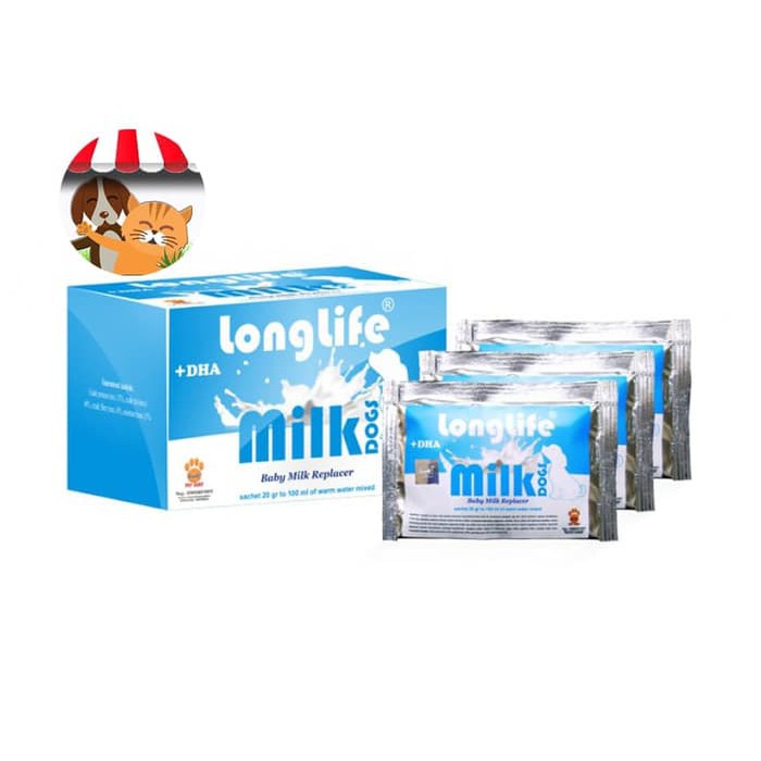 Susu Longlife Baby Dog Milk Replacer sachet - Susu Anak Anjing Long Life