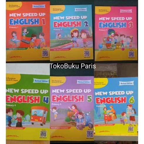 Buku New Speed Up Bahasa inggris sd kelas 1/2/3/4/5/6 Resived Edition Yudhistira