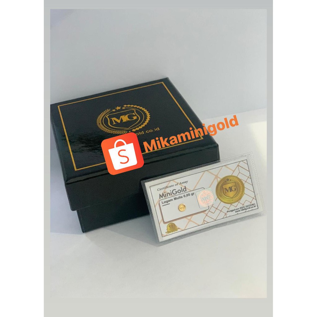 MiniGold 0,05 Gram + Kwitansi Resmi