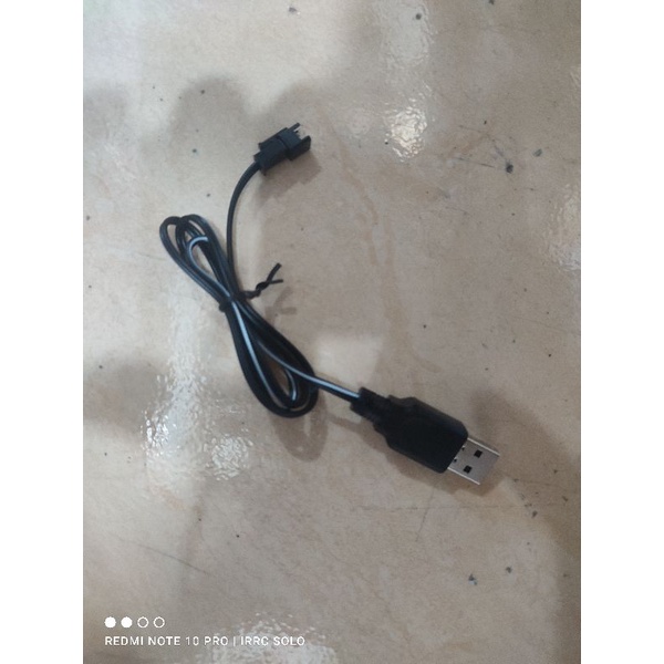cas usb untuk batre mobil remot 3.7v