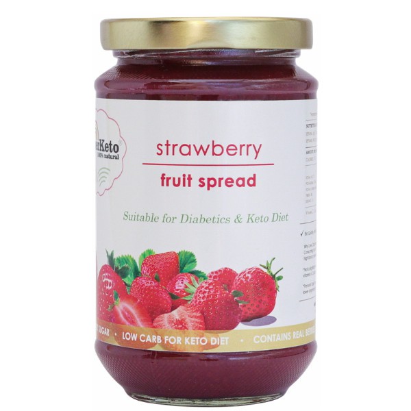

Freshmax - Ready Stok - Superketo No sugar added - Low Carb Strawberry spread - Bebas Gula Strawberry Selai