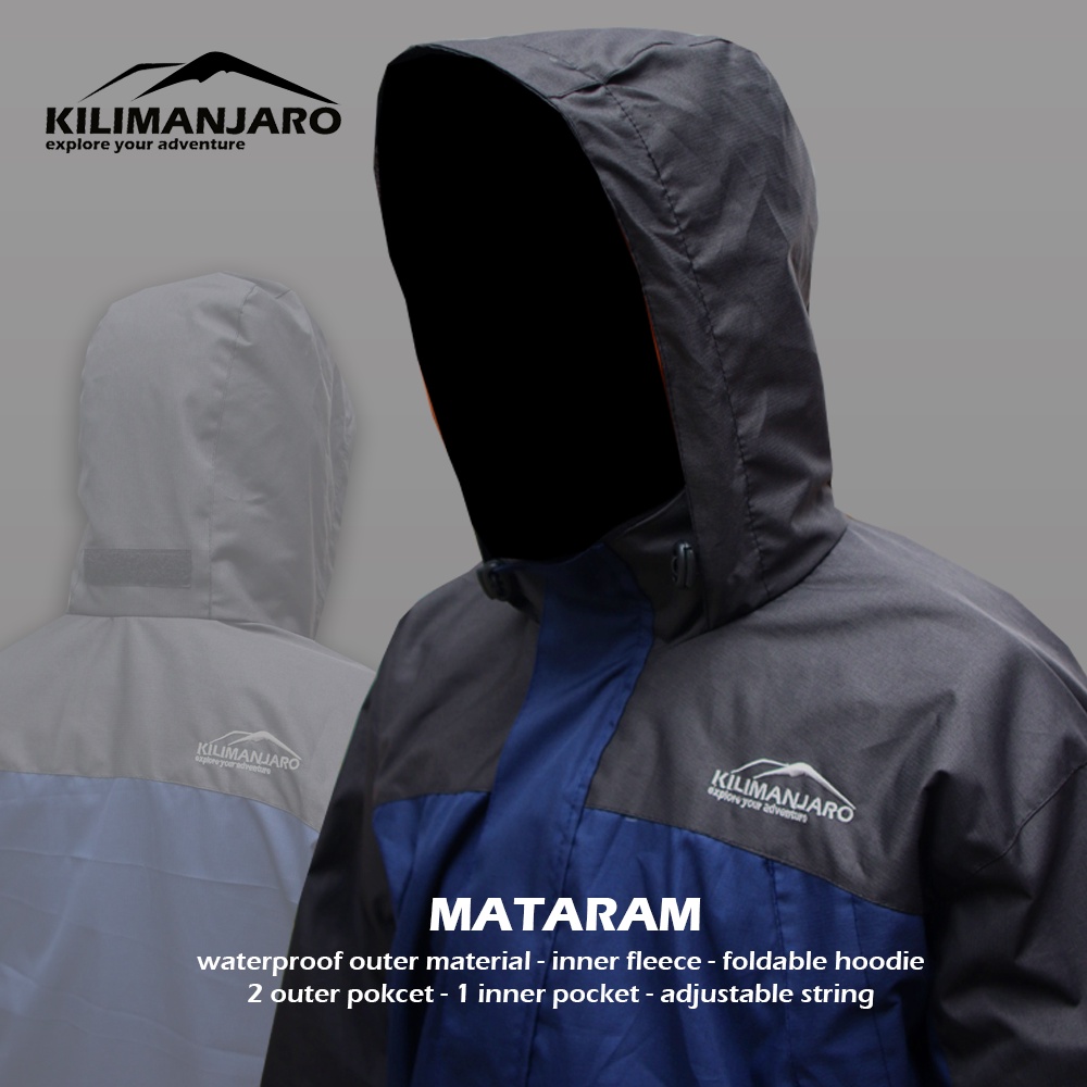 Jaket Gunung WATERPROOF Kilimanjaro MATARAM - Jaket Super Hangat Outer Waterproof - Jaket Motor Hangat