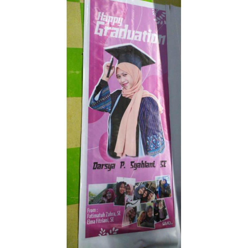JASA DESAIN X-BANNER | BANNER WISUDA | FILE JPEG