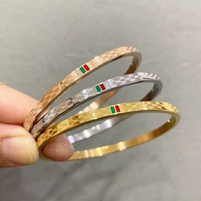 GG Gelang Bangle Titanium Isi 3 Warna