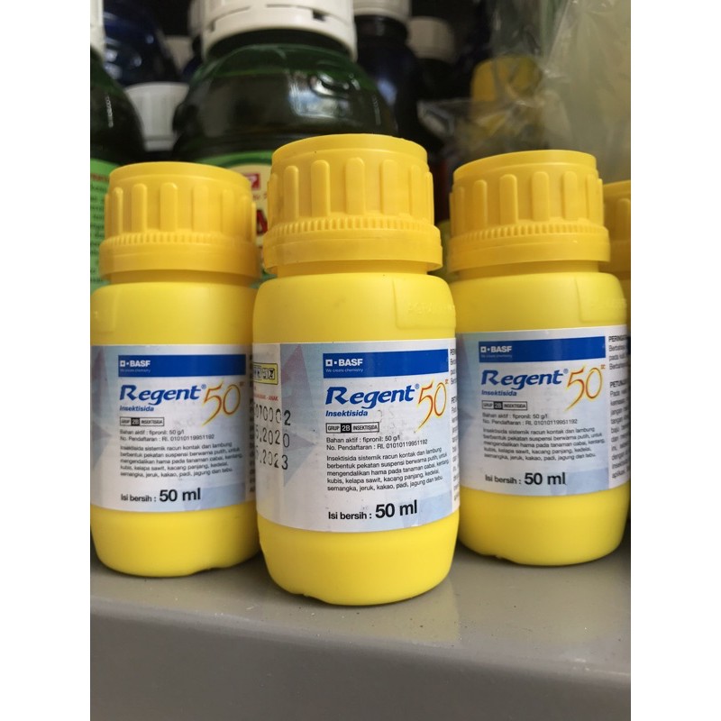 Regent 50ml insektisida & ZPT Obat Pembasmi HAMA BELALANG SEMUT ULAT Pada tanaman