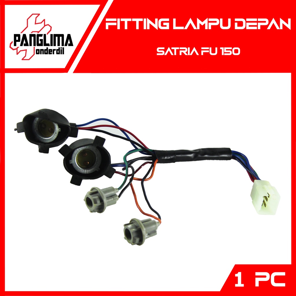 Fitting Lampu Depan Satria FU 150 2005-2008 Fiting-Cop-Socket-Soket