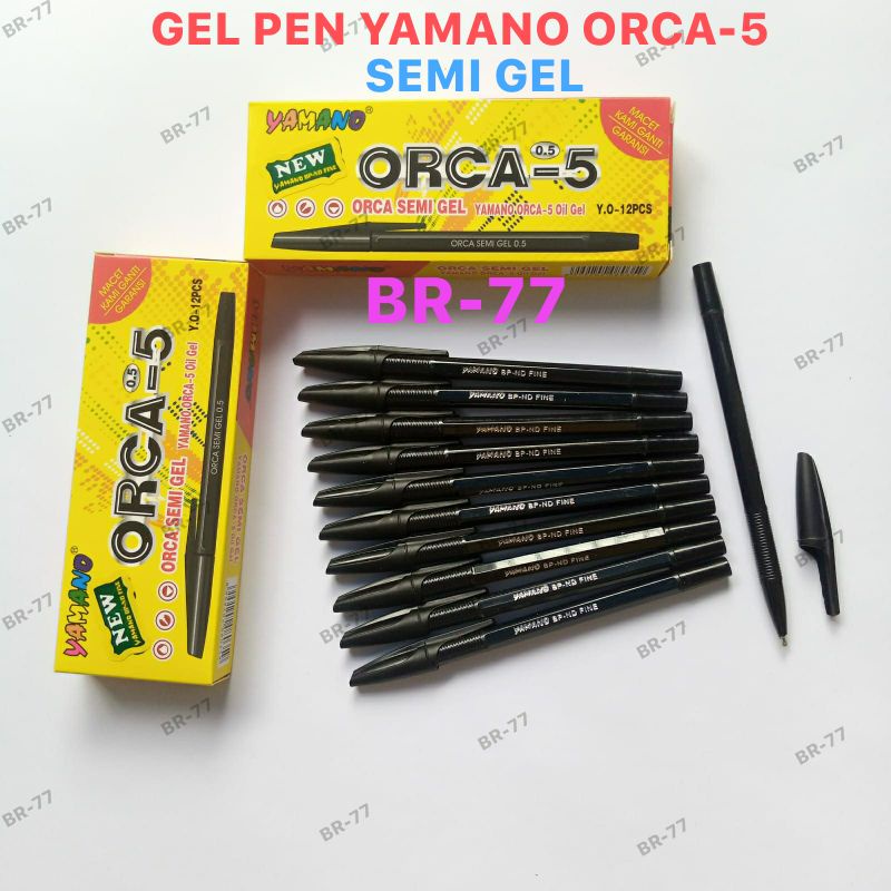 

PULPEN YAMANO ORCA-5 SEMI GEL (12PCS/KOTAK)