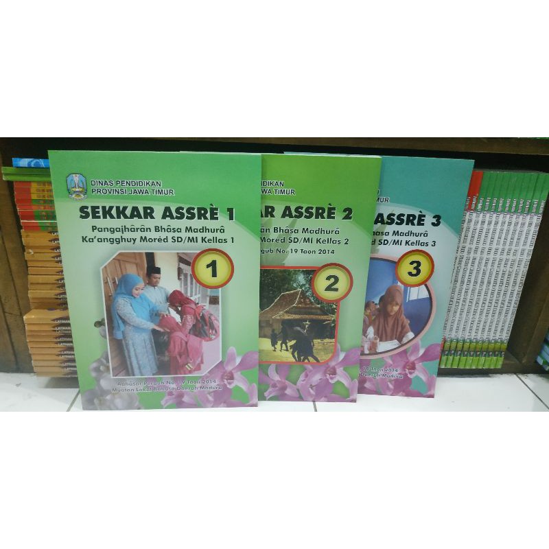 Buku Paket Sekkar Assre Kelas 1 2 3 4 5 6 Sd Buku Paket Bahasa Madura Shopee Indonesia