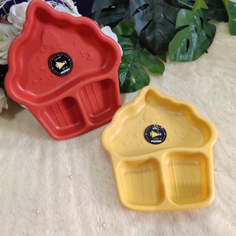 New! Piring Makan Anak Karakter 3D Lucu Bpa Free