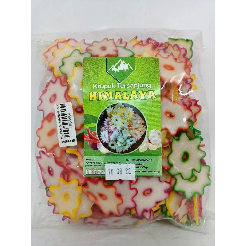 

KERIPIK KERUPUK mawar warna warni himalaya 500g