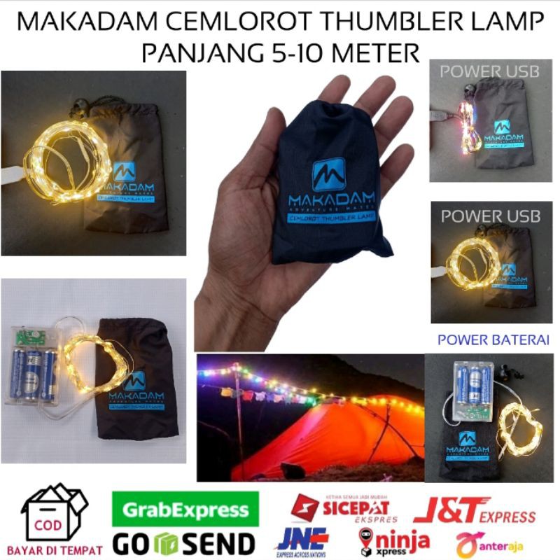 Lampu dekorasi tenda camping outdoor waterproof