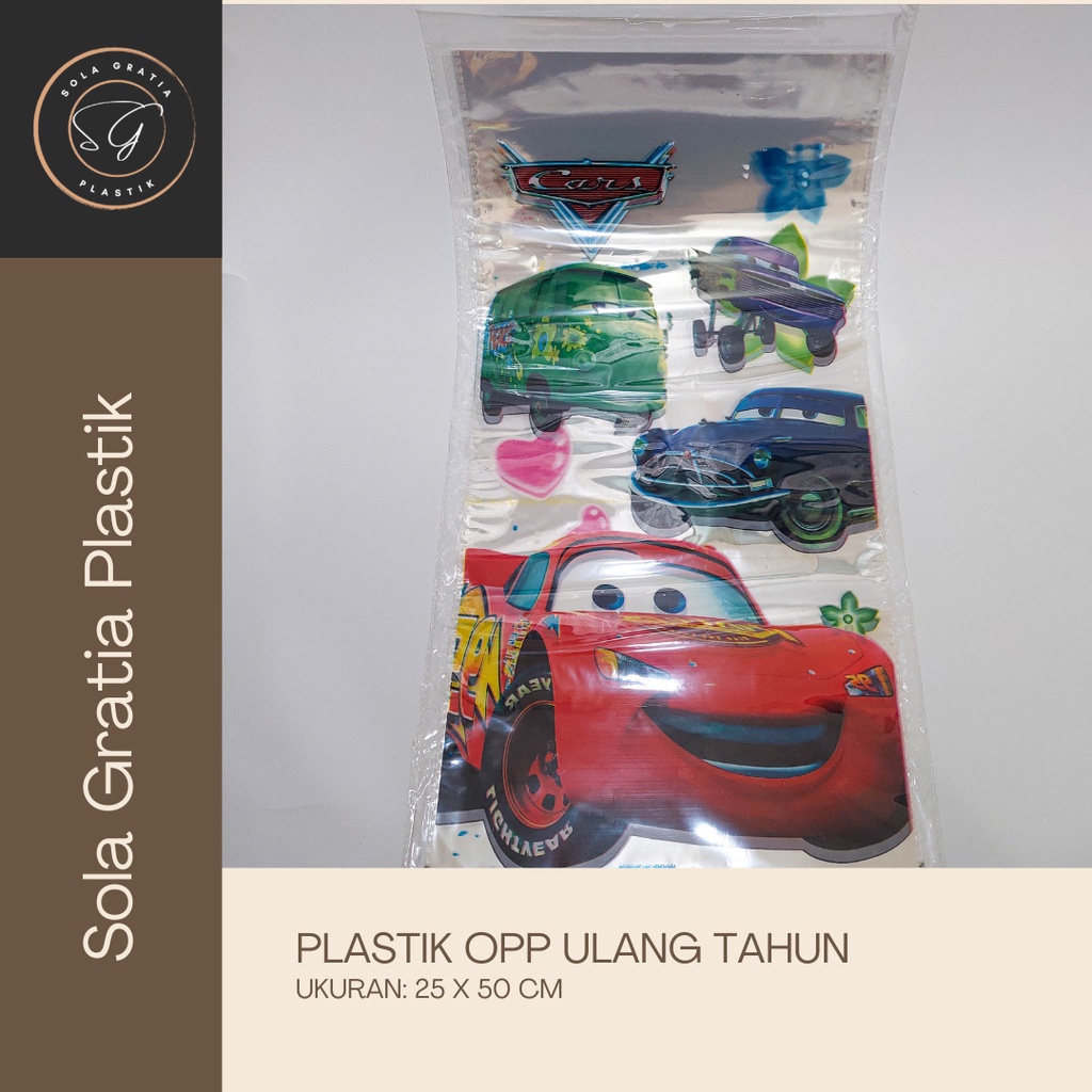 

Plastik Snack Bingkisan Ulang Tahun Ukuran 25 x 50 cm - Plastik OPP