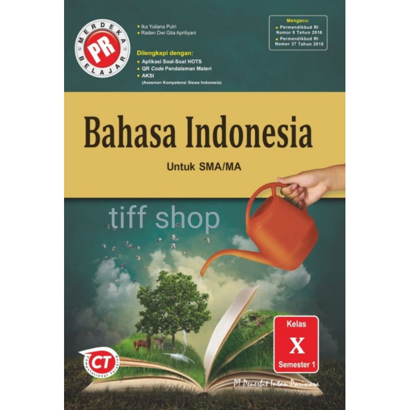 Buku PR seri Bahasa Indonesia SMA (harga satuan). K13 revisi.-XA