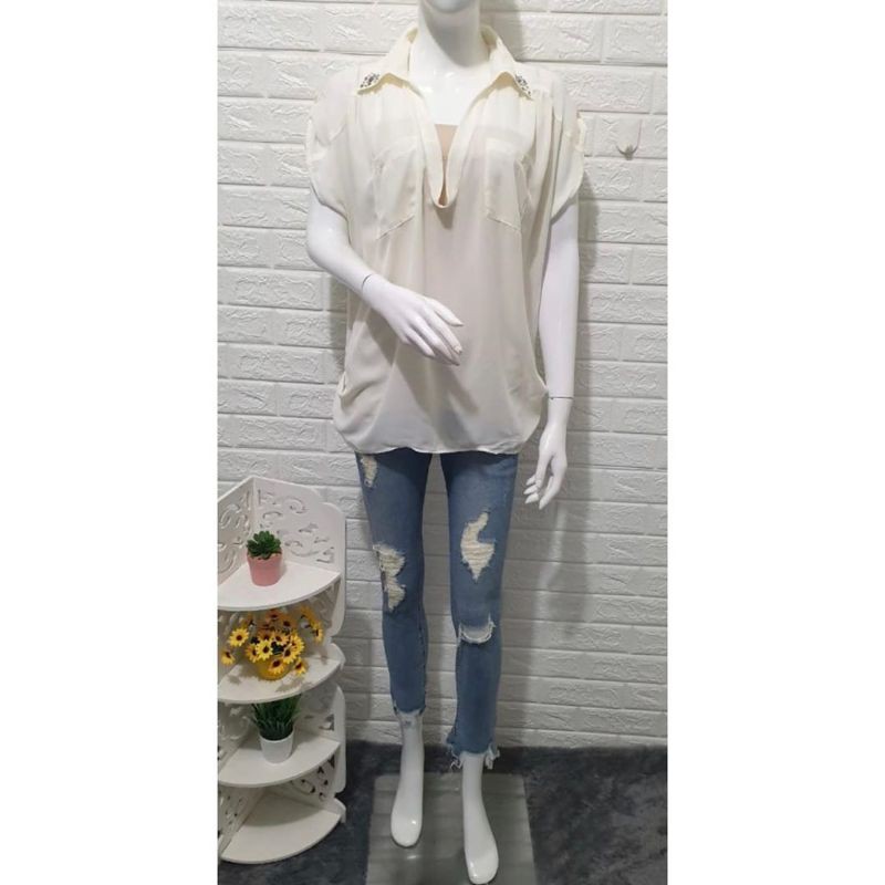 BLOUSE SISA BUTIK IMPORT