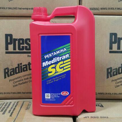 OLI MESIN MOBIL DIESEL PERTAMINA MEDITRAN SC 15W-40  5 LITER