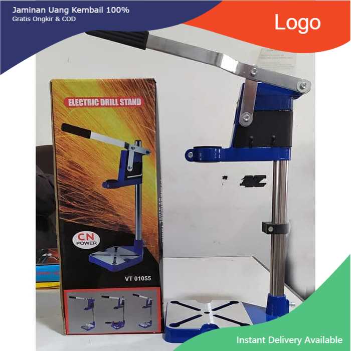 STAND DRILL - STAND BOR - DUDUKAN BOR - PEGANGAN - MESIN BOR 10mm 13mm