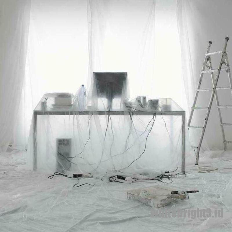 ❤White3 Warna Putih❤ 1pc cover Sofa / Kasur / Mobil Bahan Plastik Anti Air / Debu