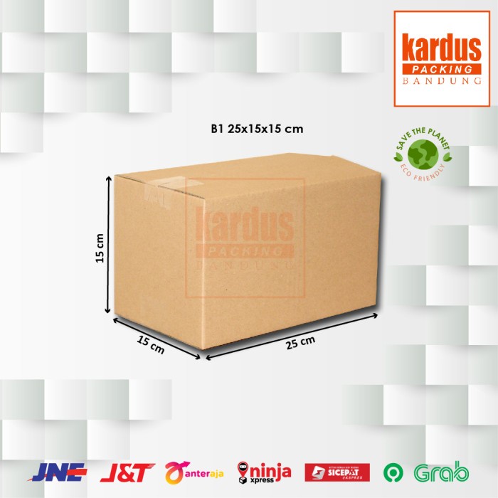 

Kardus Box Karton Dus Kotak Packing Polos Uk 25x15x15