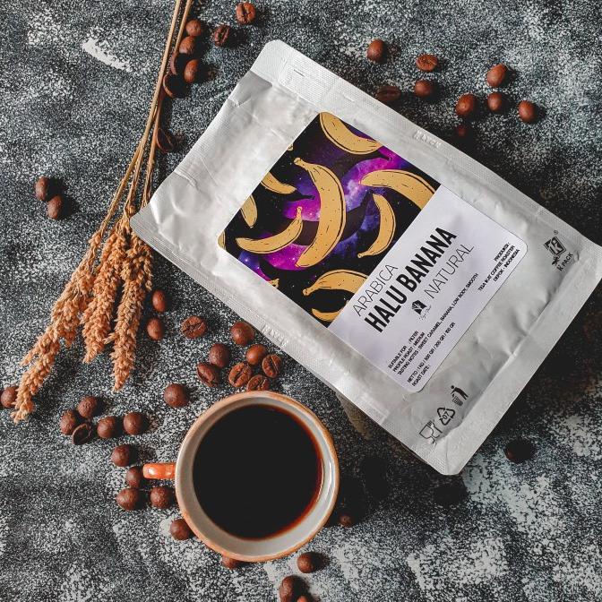 

KOPI ARABIKA HALU BANANA - SINGLE ORIGIN BIJI KOPI / BUBUK - 1 KG