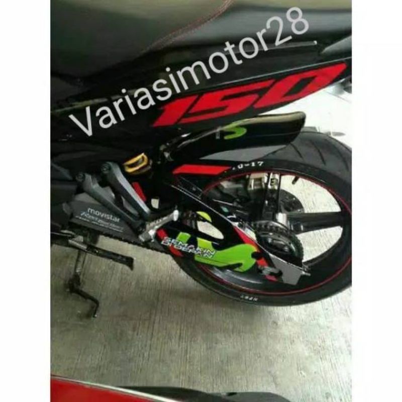 SPAKBOR KOLONG JUPITER MX KING 150CC / HUGGER BELAKANG MX KING / COVER SWING ARM MX KING