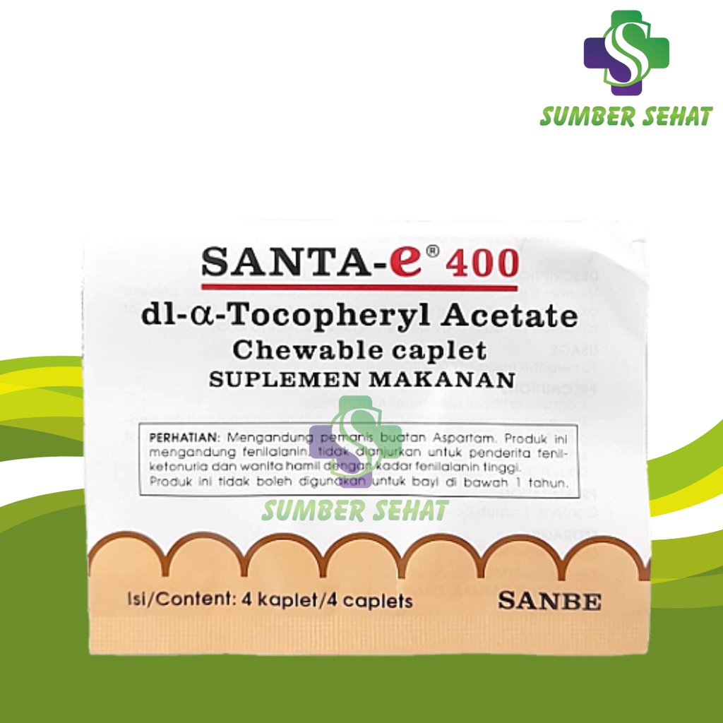 SANTA E 400 MG STRIP 4 TABLET
