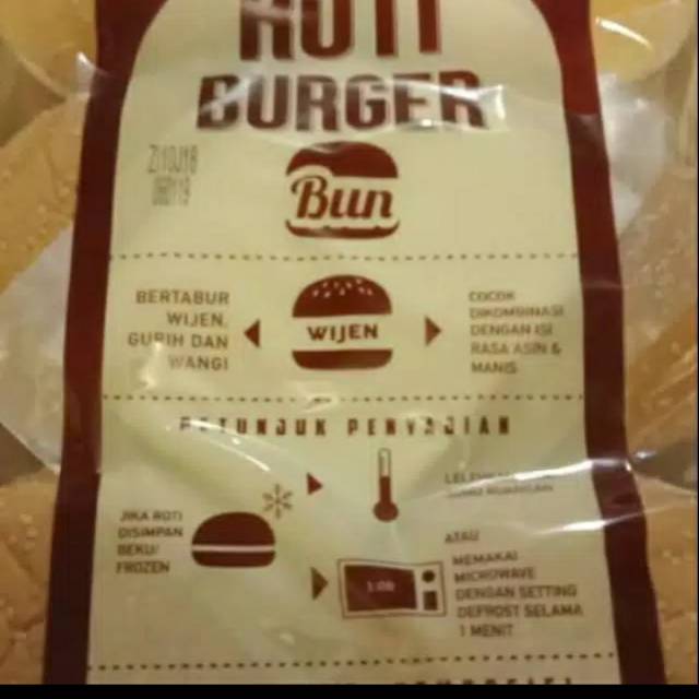 

Roti burger wijen isi 6 pcs