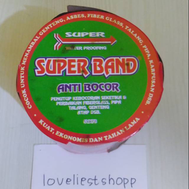 Lakban flinkote anti bocor super band tambal talang selotip anti bocor lem talang aspal asbes seng
