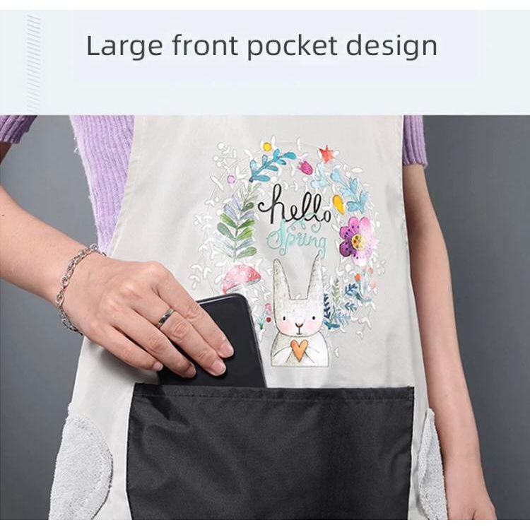 Celemek Masak Apron Anti Air Minyak bisa Lap Tangan karakter J107