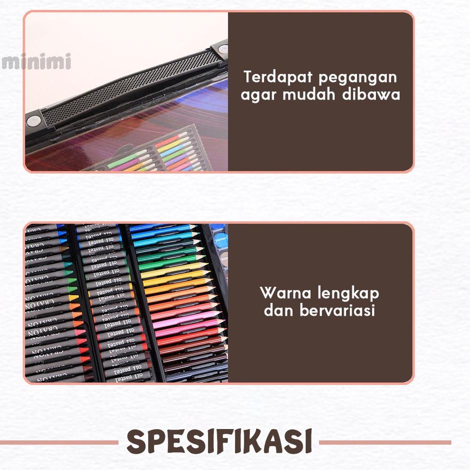 

Best Testimoni Crayon Mewarnai Anak Oil Pastel 5 in 1 Isi 150pcs Oil Pastel Crayon 150 Macam Warna Set Koper 150 in 1 Cocok Untuk Kado MINIMI