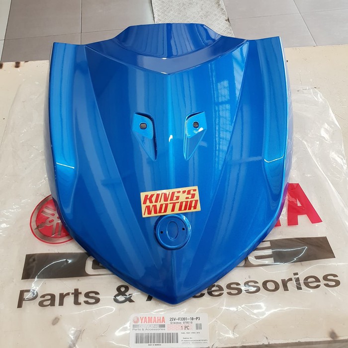 tameng depan xeon gt125, gt 125 biru asli yamaha