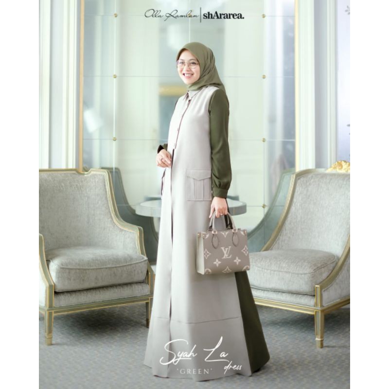 syah la dress olla ramlan x shararea