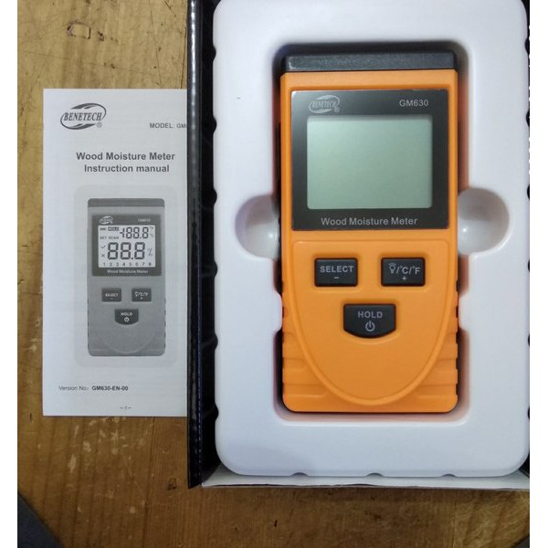 Alat Induksi MC Content Air Kayu Induction Wood Moisture Meter Contactless