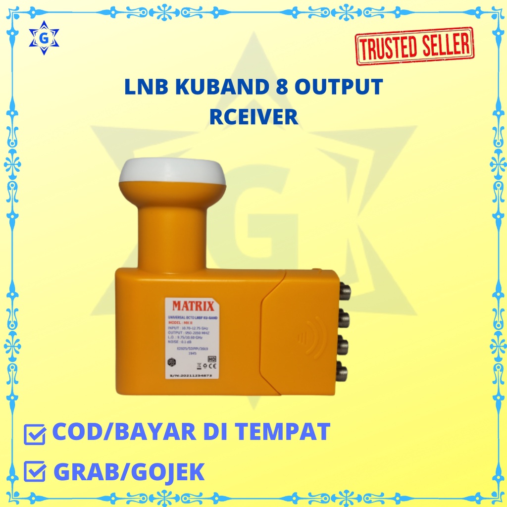 LNB KU BAND 8 OCTO OUTPUT MATRIX PARABOLA