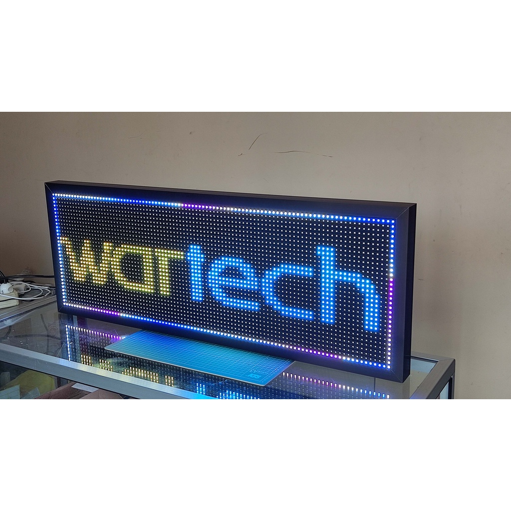 Running Text Full Color 40x100Cm Wifi Outdoor