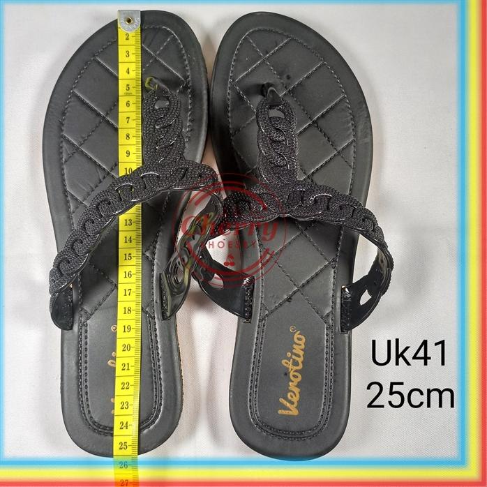 ➫ 8325-16 Sandal Jepit Kepang Wanita Verotino Sendal Cewek Birken Kerut Jelly Karet Lentur ✴