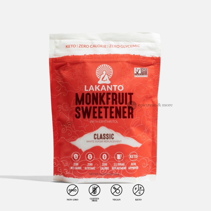 

Lakanto Monkfruit Sweetener with Erythritol - READY ! - Golden - 235 g