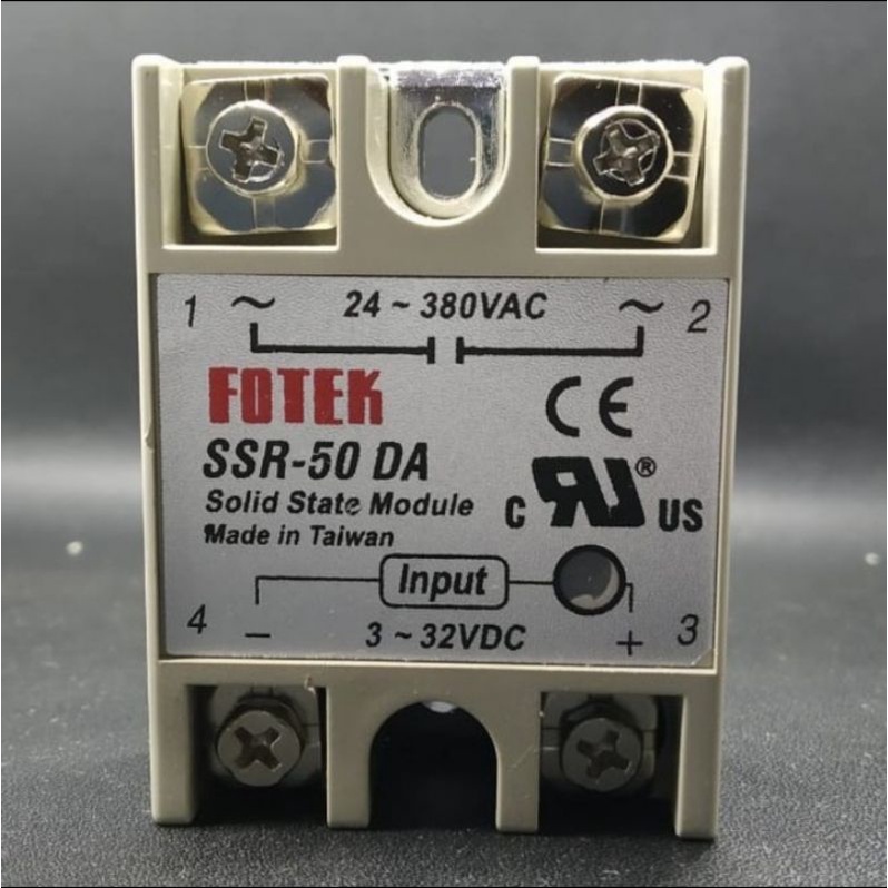 Solid Fotek SSR 50 DA 3-32 V DC 24-380 VAC