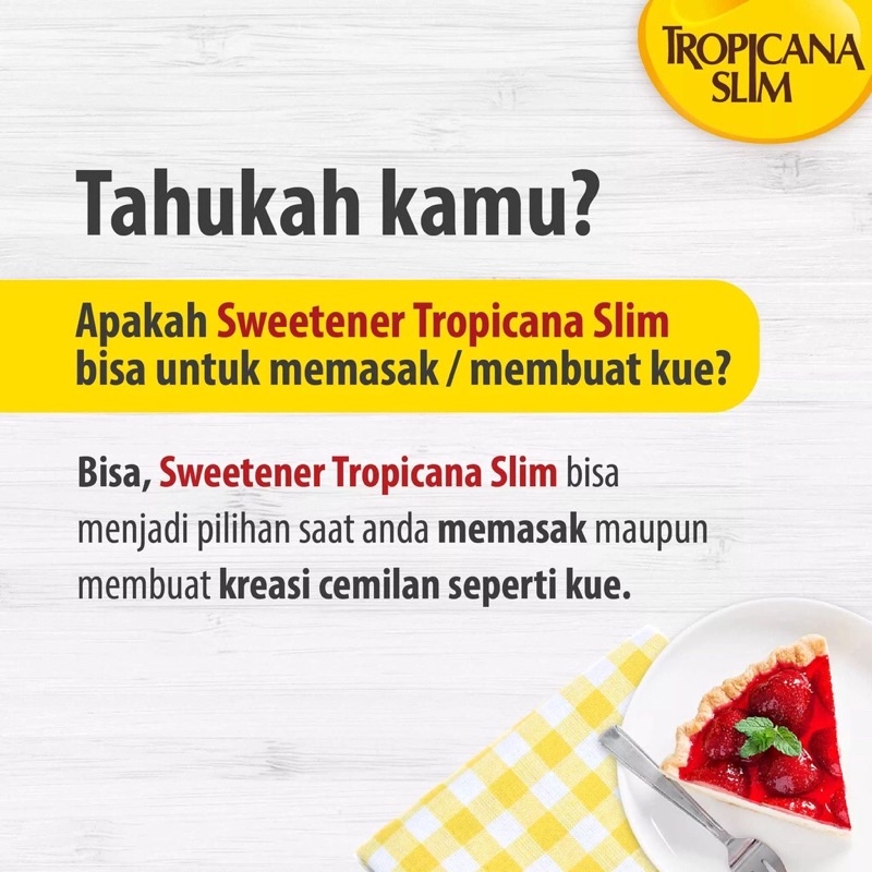 Tropicana slim sweetener diabtx 100 sachet